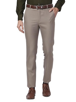 Raymond Men Mid Rise Slim Fit Trouser